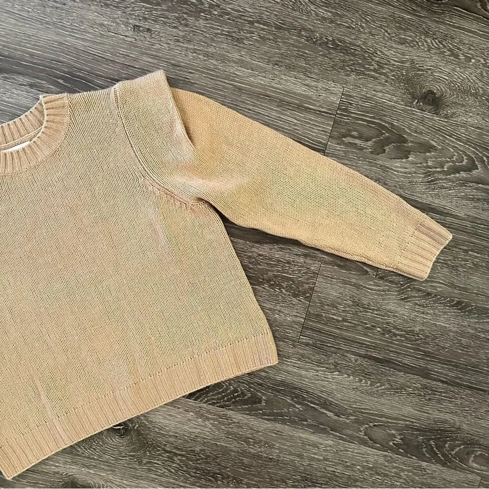 Naadam structured shoulder sweater